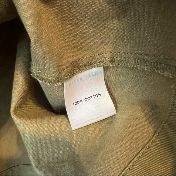 Draper James Field Jacket Green Twill XS - Picture 9 of 9